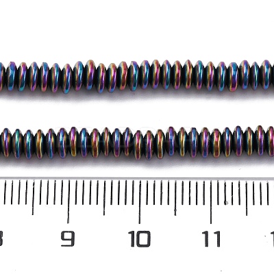 Electroplated Non-magnetic Hematite Beads Strands G-P571-B01-01A-1
