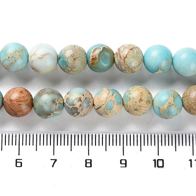 Dyed Natural Regalite/Imperial Jasper/Sea Sediment Jasper Beads Strands X-G-B124-C01-15-1