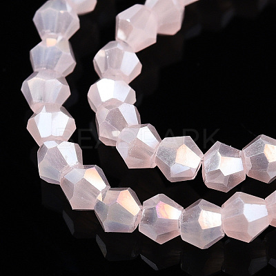 Imitation Jade Electroplate Glass Beads Strands LS-EGLA-A039-J2mm-B07-1