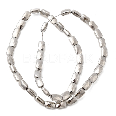 Electroplate Glass Beads Strands EGLA-F166-18P-1
