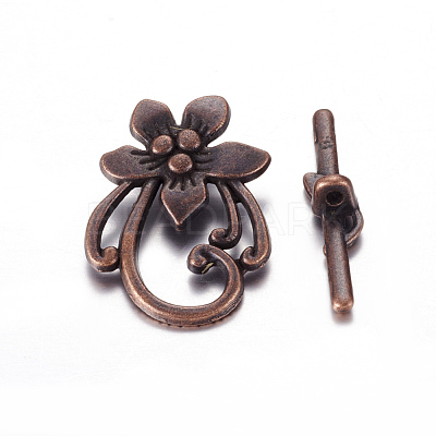 Tibetan Style Toggle Clasps RLF0677Y-1