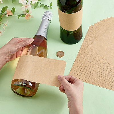 Wine Blank Adhesive Label DIY-WH0060-63B-02-1