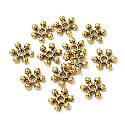 Tibetan Style Alloy Spacer Beads X-TIBEB-1171-AG-LF-1