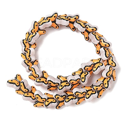 Transparent Glass Enamel Beads LAMP-C023-03G-1