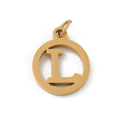 304 Stainless Steel Charms
with Jump Ring LS-STAS-R001-02G-L-1