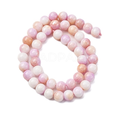 Ombre Effect Dyed Glass Beads Strands GLAA-T031-01O-05-1