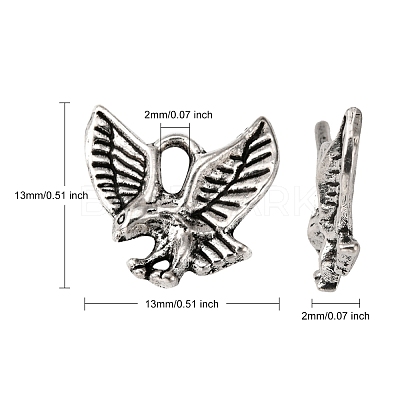Tibetan Style Alloy Pendants X-TIBEP-20305-AS-NR-1