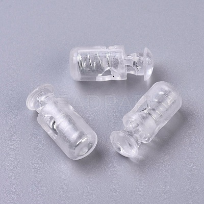 Transparent Plastic Spring Cord Locks KY-WH0020-15A-1