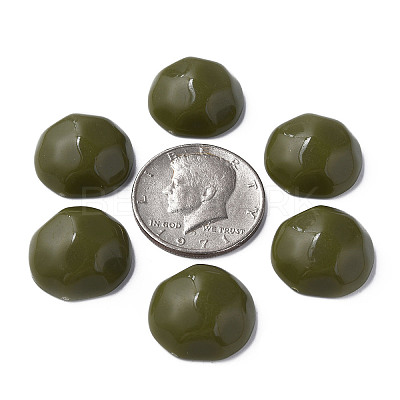 Opaque Acrylic Cabochons MACR-S373-138-A10-1