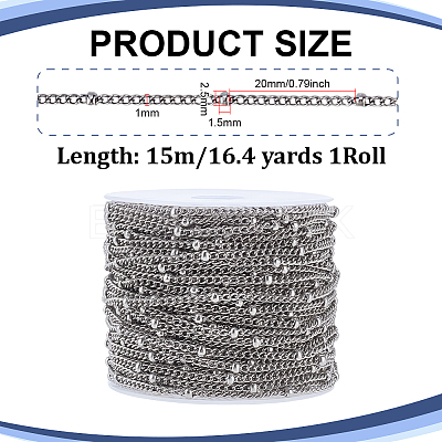 Stainless Steel Satellite Chains CHS-WH0001-12-1