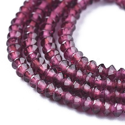 Natural Garnet Beads Strands G-E560-R12-01-1