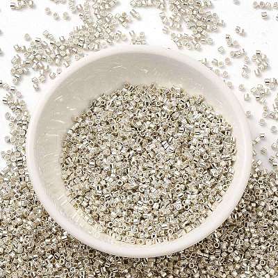 Electroplate Glass Seed Beads X-SEED-S042-01B-08-1