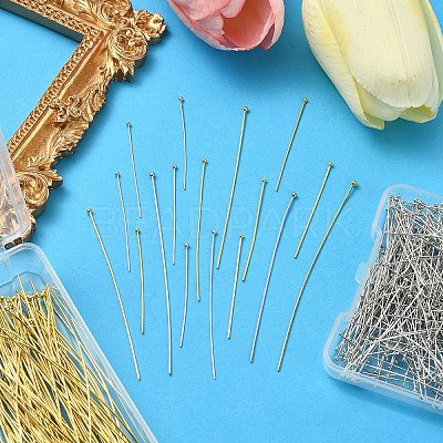 Brass Ball Head Pins KK-YW0002-26D-P-1