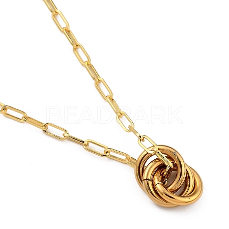 (Jewelry Parties Factory Sale)Love Knot Pendant Necklaces NJEW-JN03007-1