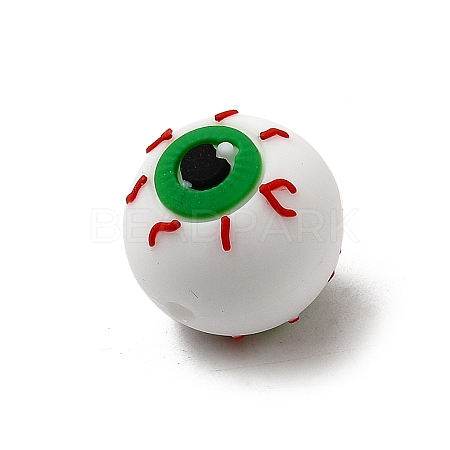 Halloween Silicone Focal Beads SIL-P011-01A-1