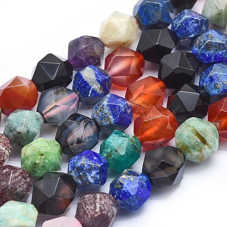 Natural Mixed Gemstone Beads Strands G-I213-21-1