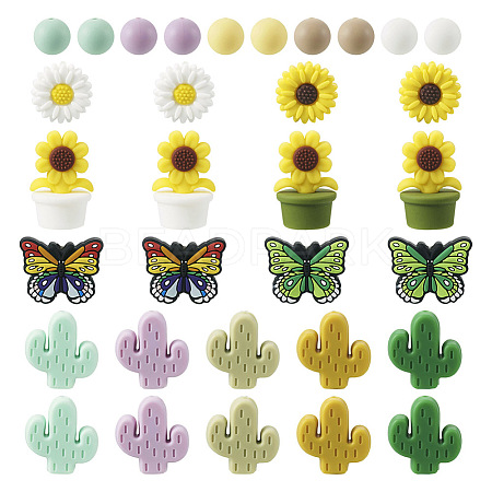 16 Style Silicone Beads SIL-TA0001-45-1