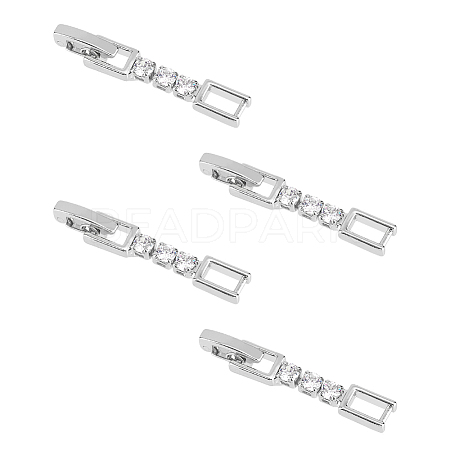 4Pcs Brass Extender Chain FIND-FH0009-25A-1