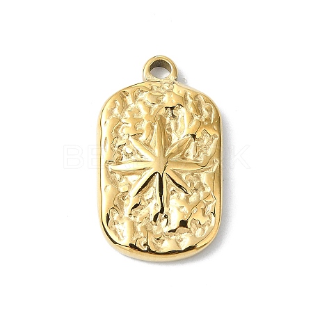 304 Stainless Steel Pendants X-STAS-L022-444G-1