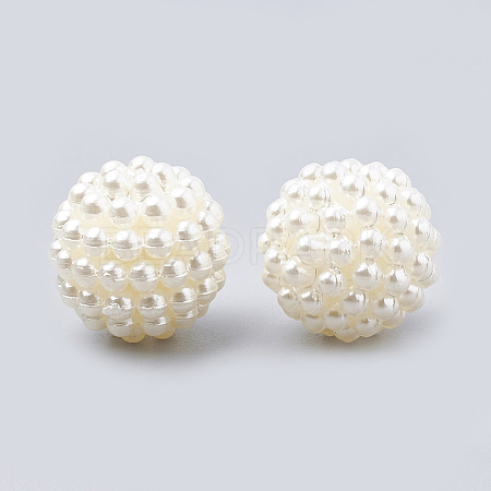 Imitation Pearl Acrylic Beads LS-OACR-T004-12mm-21-B-1