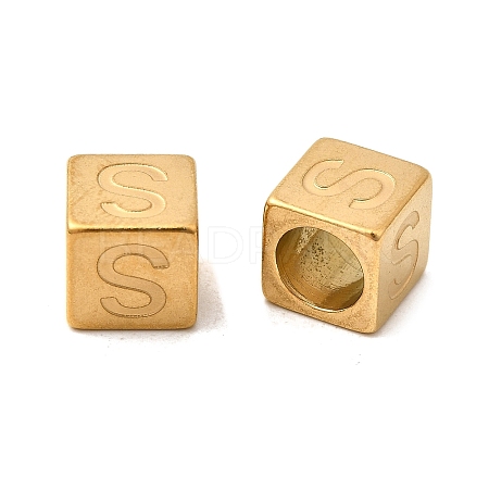 304 Stainless Steel European Beads STAS-D382-02S-G-1