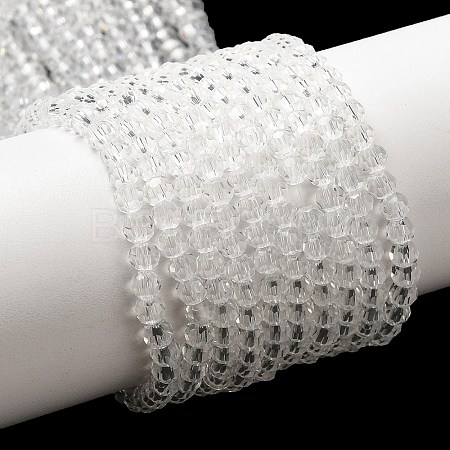 Transparent Glass Beads Strands LS-EGLA-A035-T3mm-D19-1