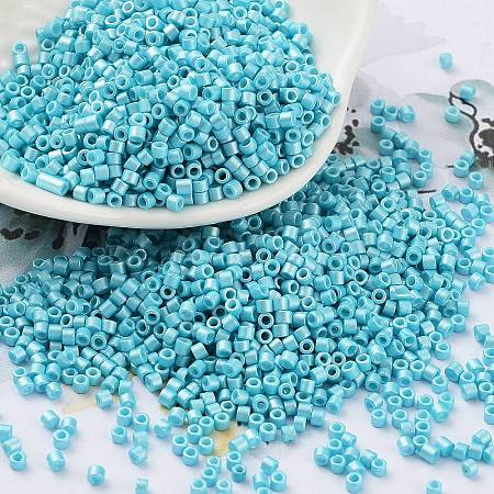 Baking Paint Glass Seed Beads X-SEED-S042-15B-34-1