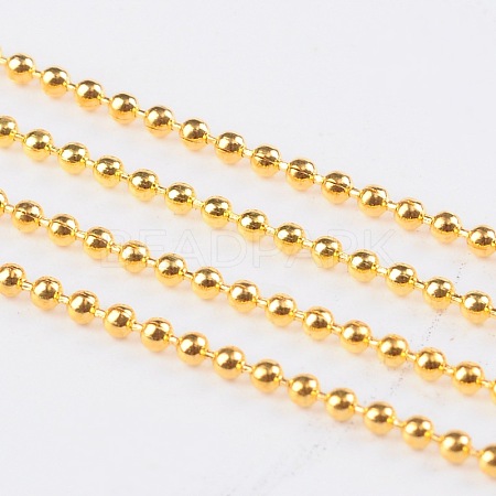 Iron Ball Bead Chains CHB001Y-G-1