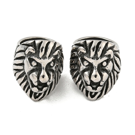 316 Surgical Stainless Steel Large Hole Beads Hand Polished STAS-Q326-05AS-03-1