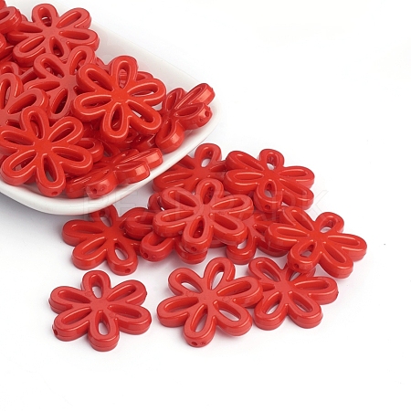 Opaque Acrylic Beads SACR-R783-06-1