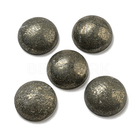 Natural Pyrite Cabochons G-C115-02A-41-1