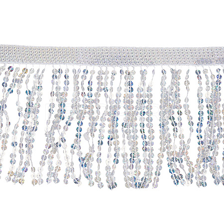 Polyester Sequin Paillette Fringe Tassel Trim OCOR-WH20071-002C-1