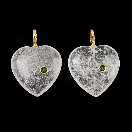 Natural Quartz Crystal Pendants G-D104-01G-08-1