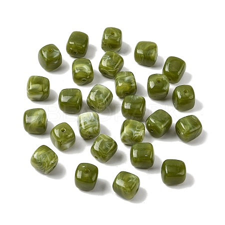 Opaque Acrylic Beads OACR-D320-01Q-1