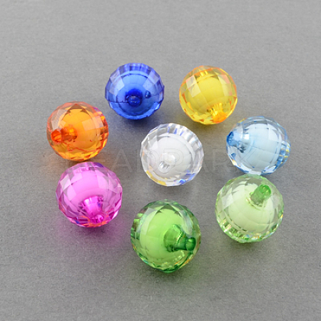 Transparent Acrylic Beads TACR-S086-14mm-M-1