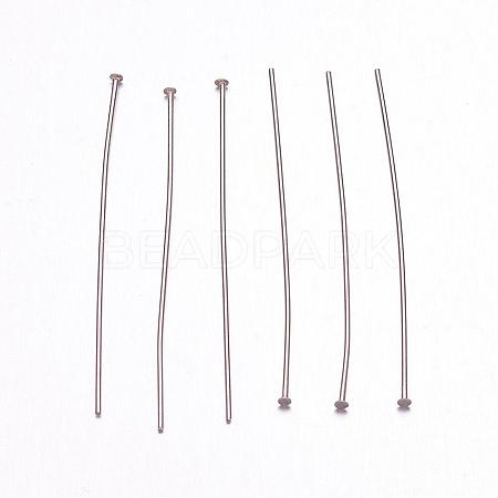 Tarnish Resistant 304 Stainless Steel Flat Head Pins STAS-H358-03A-1