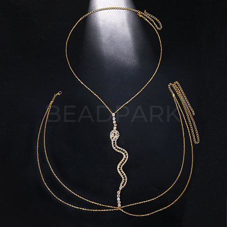 Snake Alloy Crystal Rhinestone Body Chains FS-WGFA632-01-1