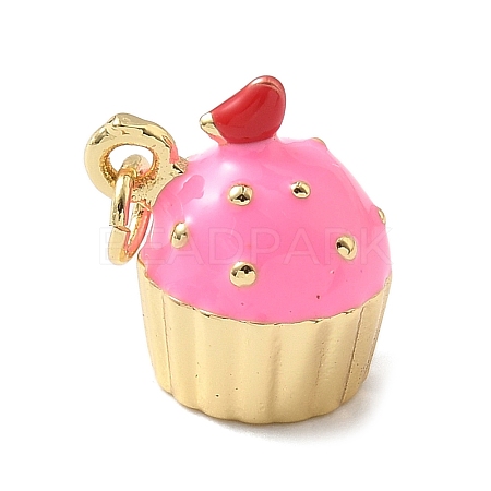Brass Enamel Pendants X-KK-L239-045G-02-1