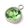 Birthstone Theme August 304 Stainless Steel Pendants STAS-G082-17P-08-2