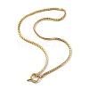 316 Surgical Stainless Steel Ring Pendant Necklaces LS-NJEW-D059-01C-G-1