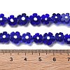 Handmade Millefiori Lampwork Beads Strands LAMP-F035-09M-4