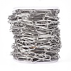 Tarnish Resistant 304 Stainless Steel Paperclip Chains CHS-L022-02C-3