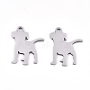 Non-Tarnish 201 Stainless Steel Pendants X-STAS-S081-050-1