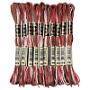 10 Skeins 6-Ply Polyester Embroidery Floss OCOR-CY0002-99D-1