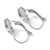 Tarnish Resistant 304 Stainless Steel Leverback Earring Findings KK-H152-09C-P-1