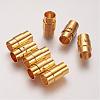 Brass Locking Tube Magnetic Clasps KK-Q089-G-1