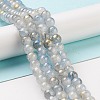 Baking Paint Crackle Glass Bead Strands X1-DGLA-R053-03C-4