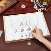 24 Grids Bamboo Pendant Display Trays with PU Imitation Leather Display Cards ODIS-WH0086-091A-02-3