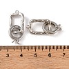 Brass Fold Over Clasps KK-U016-09P-3