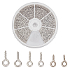 560Pcs 3 Styles Iron Screw Eye Pin Peg Bails IFIN-AR0001-32P-1